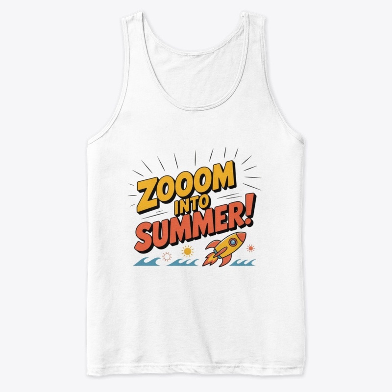Zoom Into Summer Rocket Tee