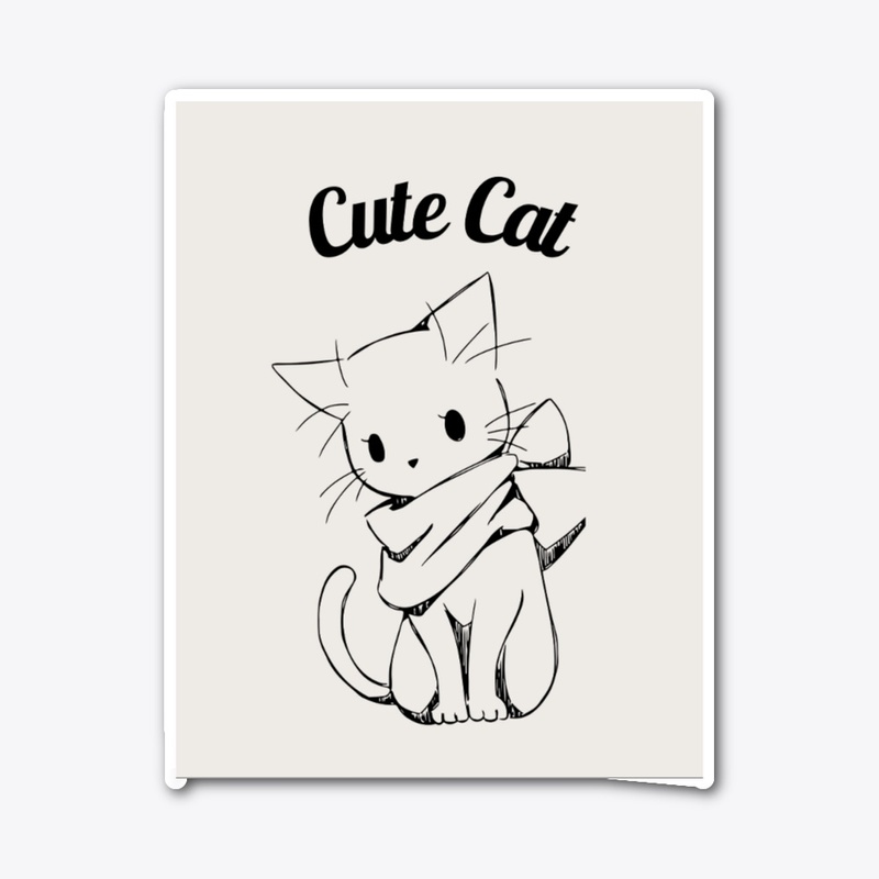 cute cat Classic Tee