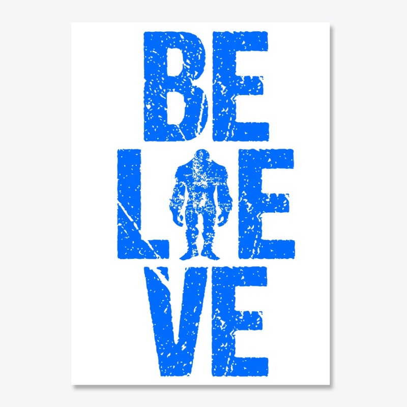 Bigfoot Believe Sticker