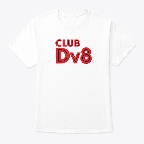 Club Dv8 White T-Shirt Front