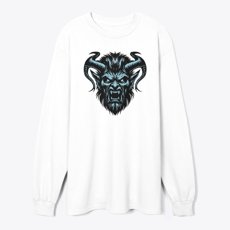 Bold and Intense Devil Head Graphic