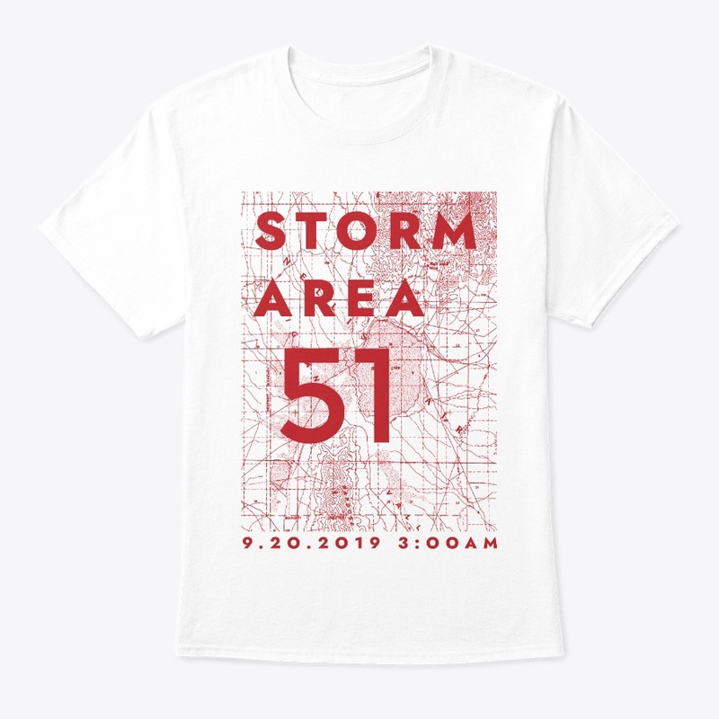 Storm Area 51 Map Tee