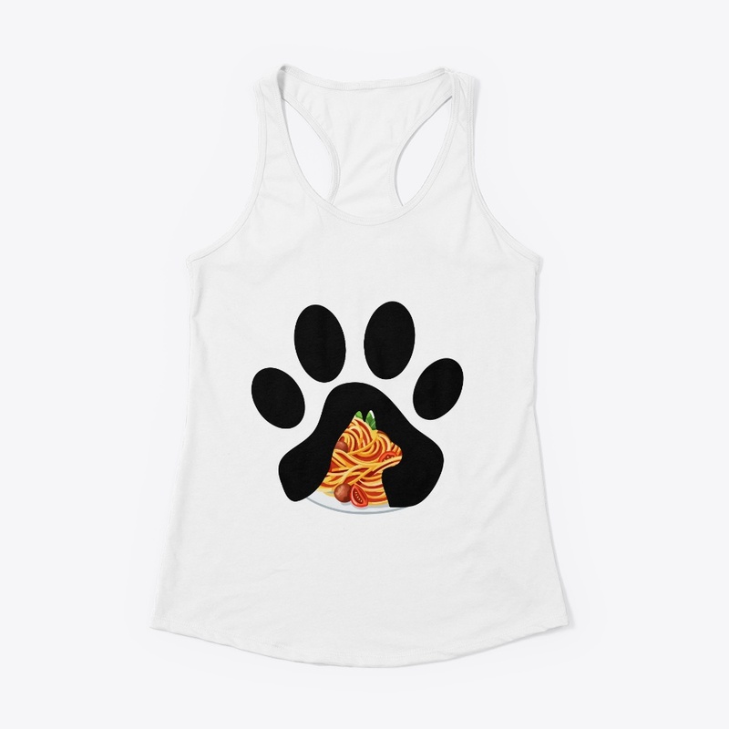 cat with spaghetti classic tshirt