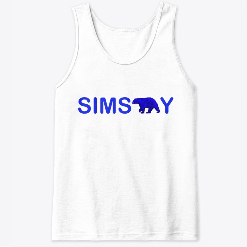 SimsBear-y Apparel Tank Blue