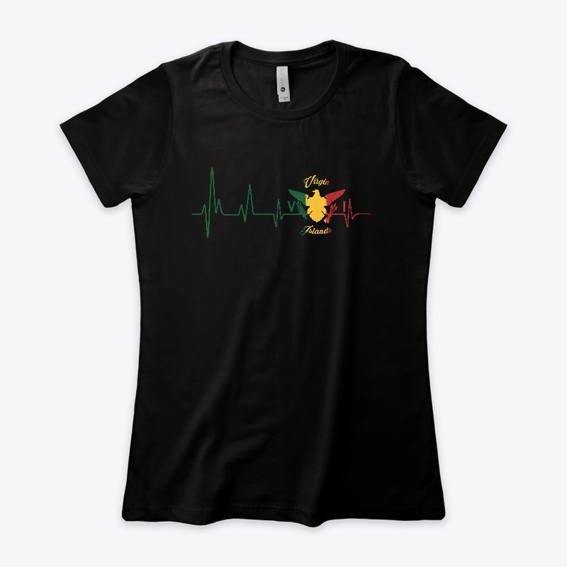 VIRGIN ISLANDS HEART BEAT TEE