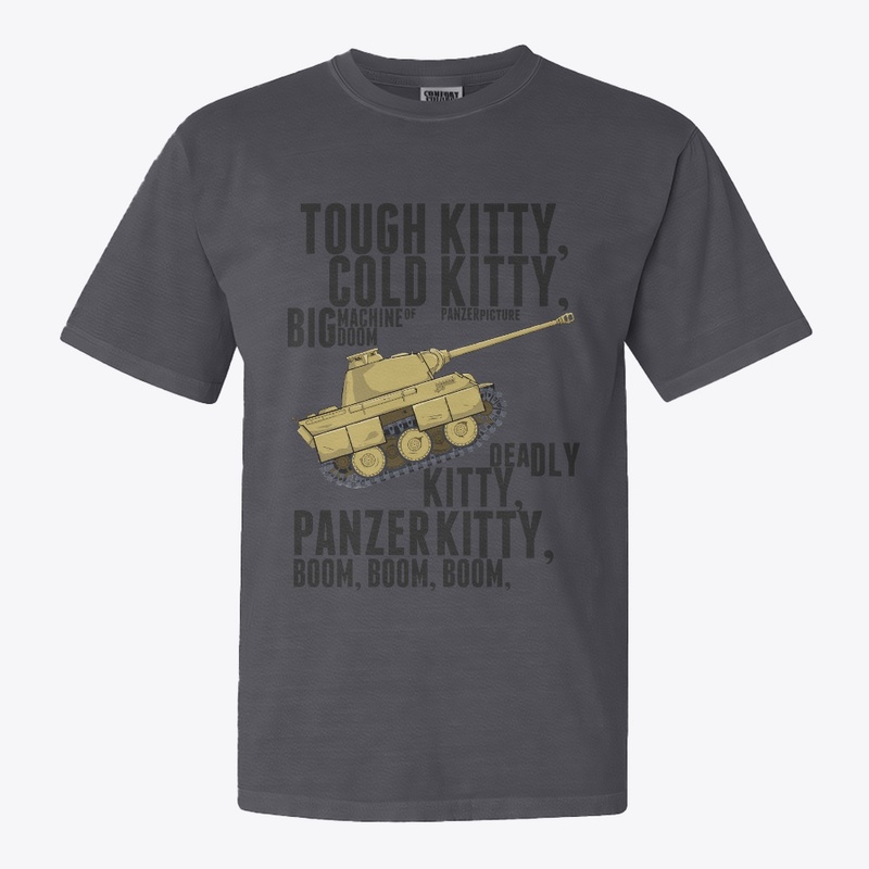 Tough Kitty Cold Kitty - Panther T-Shirt
