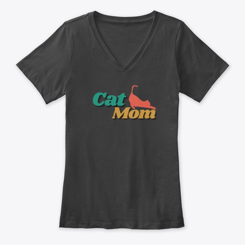 Retro Cat Mom Tee
