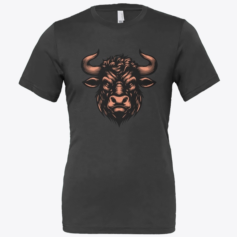 Majestic Angry Cow Head
