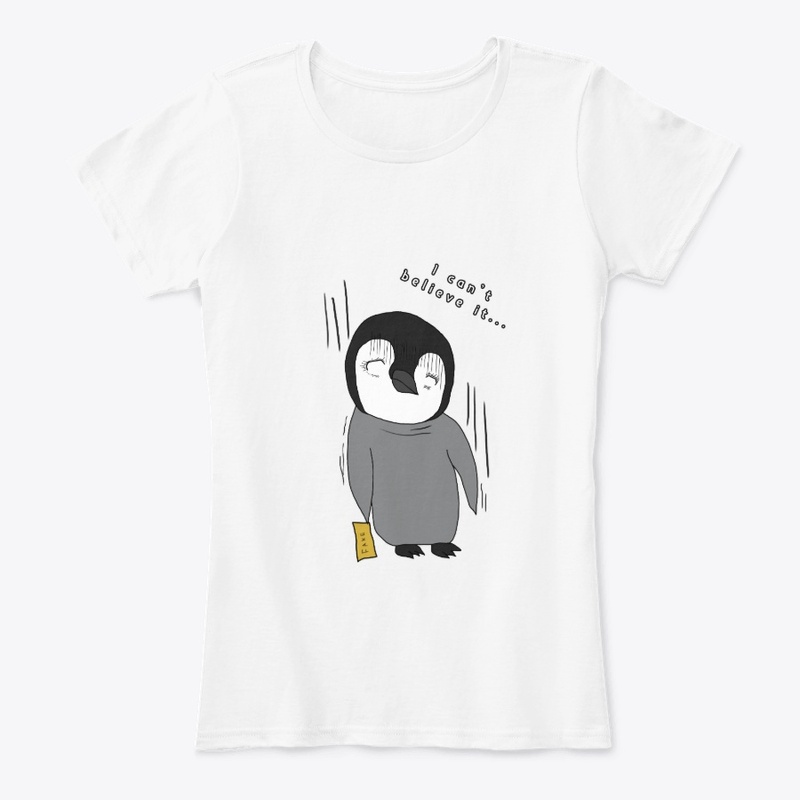 Shocked - Cute Baby Penguin Design