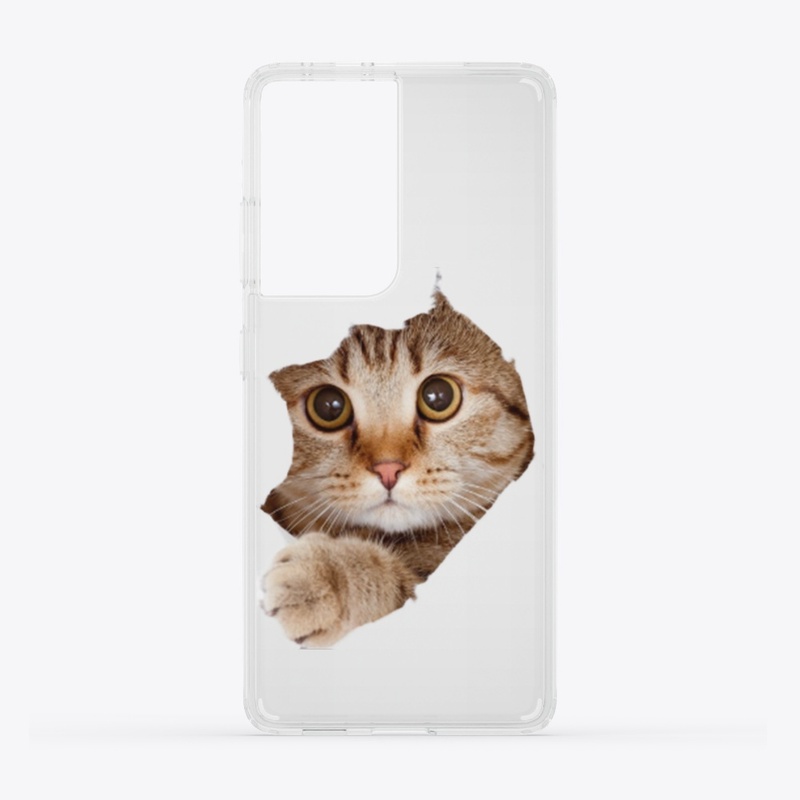 Cat Samsung Clear Case