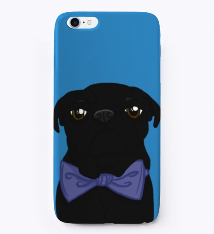 Grumpy Pug Bowtie