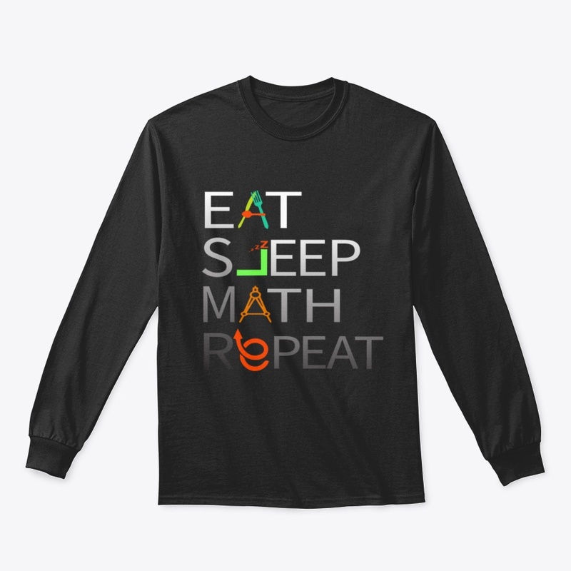 Eat sleep math repeat math lover gifts