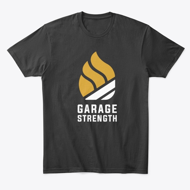 Garage Strength Flame (Vertical Black)