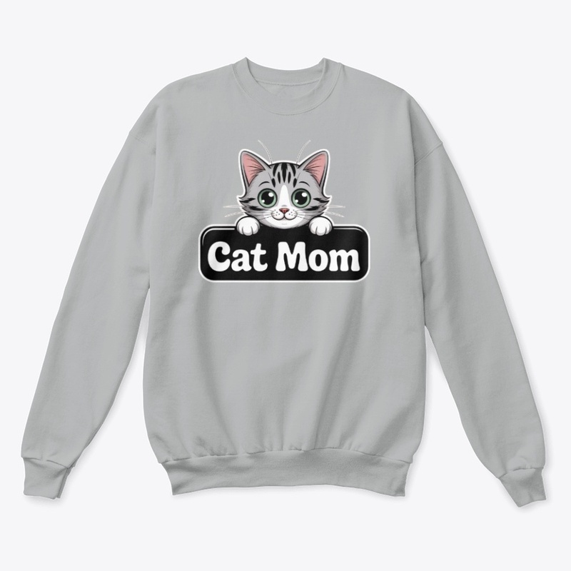 Cat Mom Shirt Cute Kitten Lover