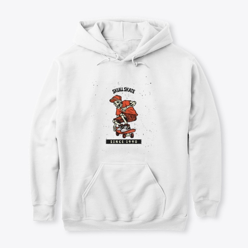 Skateboarding Skull Skate