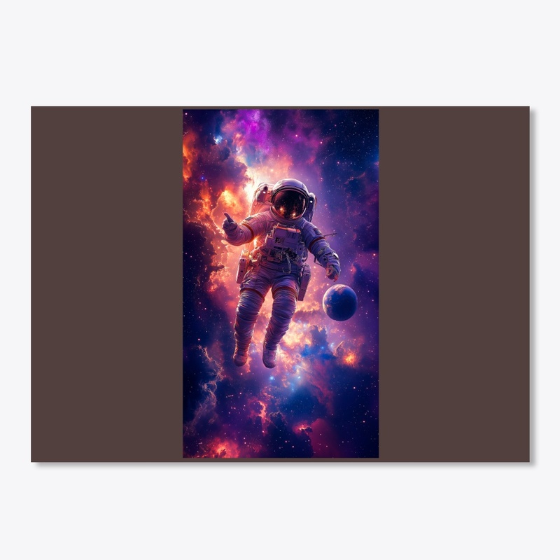 Astronaut Fly To The Universe