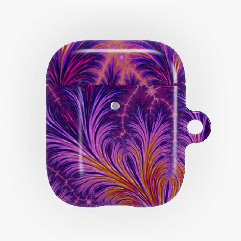 Boho Funky Abstract Feather Fractal