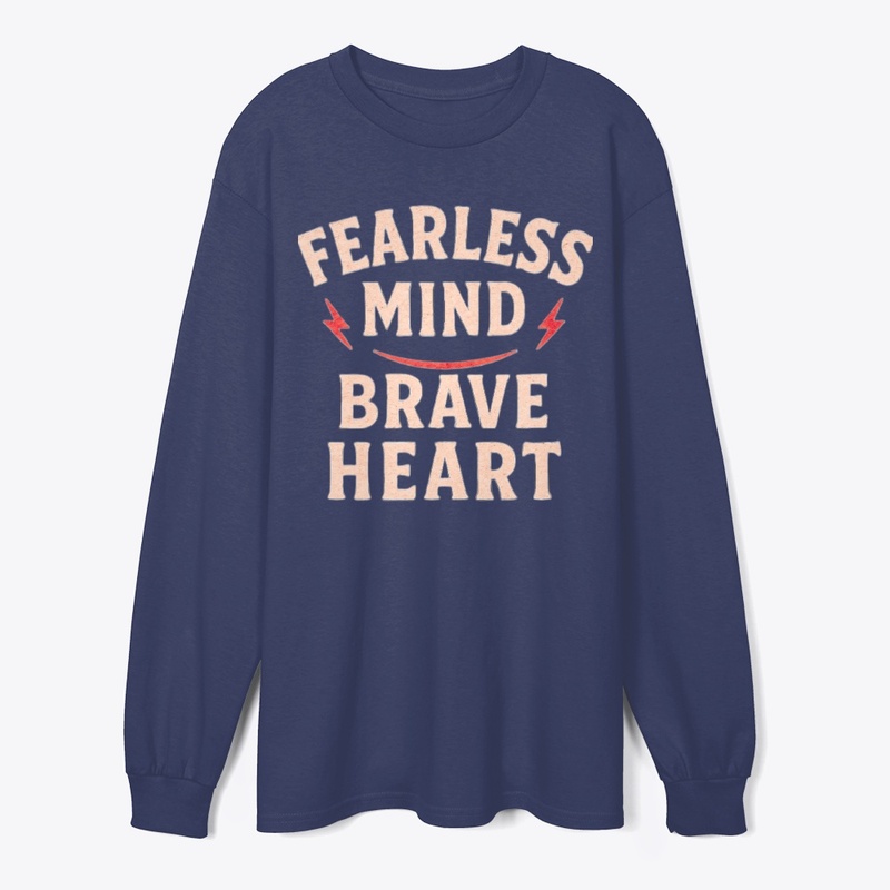  Fearless Mind Brave Heart Hoodie.