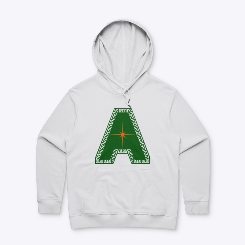 Green and Orange Amblle A Hoodie