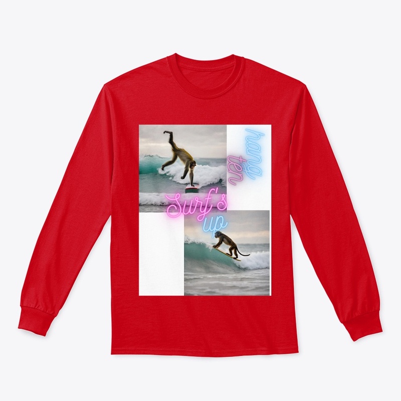 Monkey surfing 