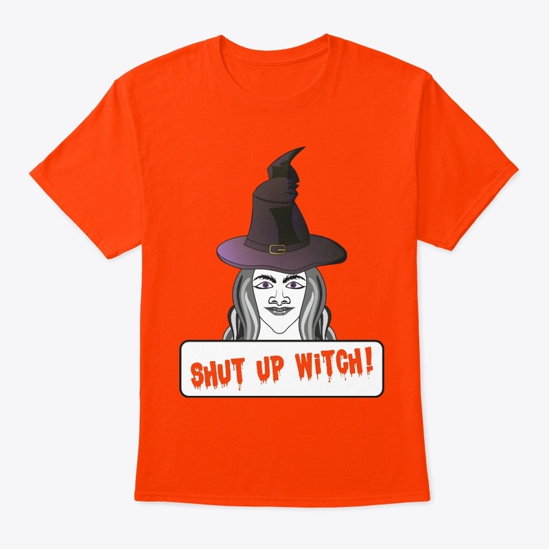 Halloween costume, shut up witch