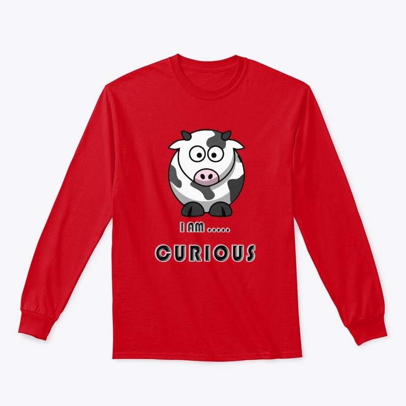 I am curious -Cute pig