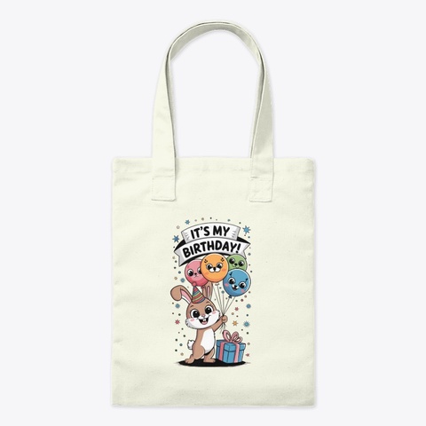 Pompompurin Its My Birthday Natural T-Shirt Front