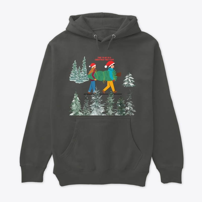 Colorful Illustration Christmas Hoodie