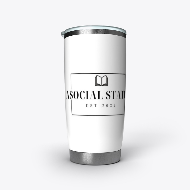 Asocial Status Stainless Steel Tumbler