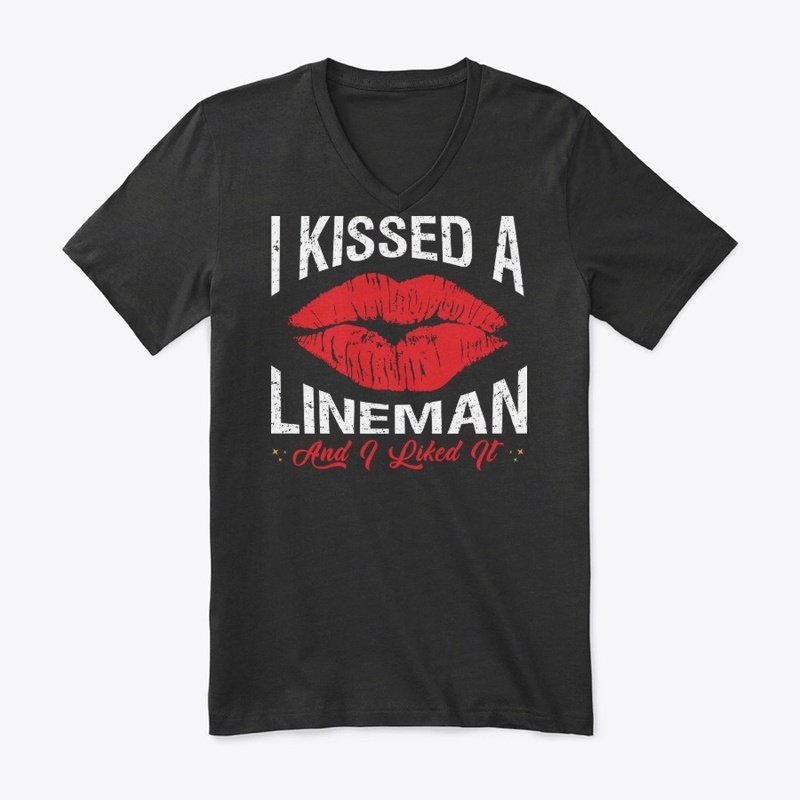 I Kissed A Lineman Face Mask