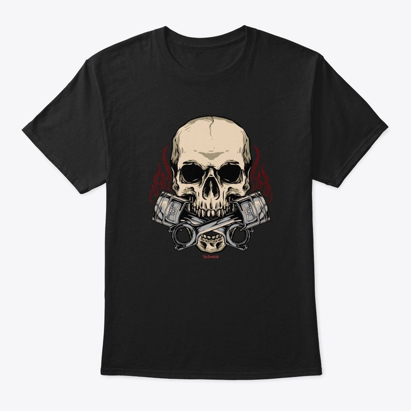 Футболка TheSmokish Mechanic Skull