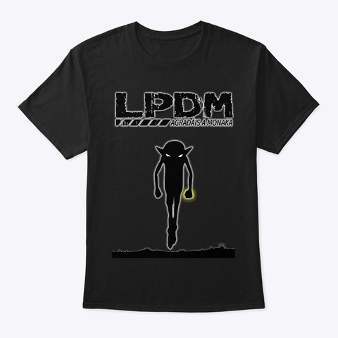 Lpdm   Agradáis A Monaka Black Camiseta Front