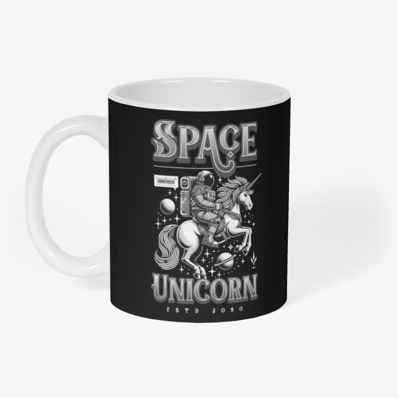 Space Unicorn Magical Fantasy Art Merch