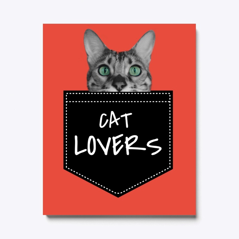 POCKET CAT LOVERS T SHIRT, GIFT T SHIRT.
