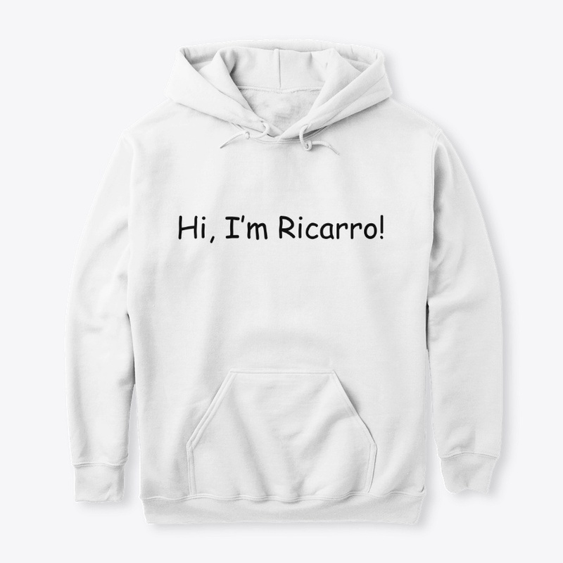 Hi I'm Ricarro (Black Text)