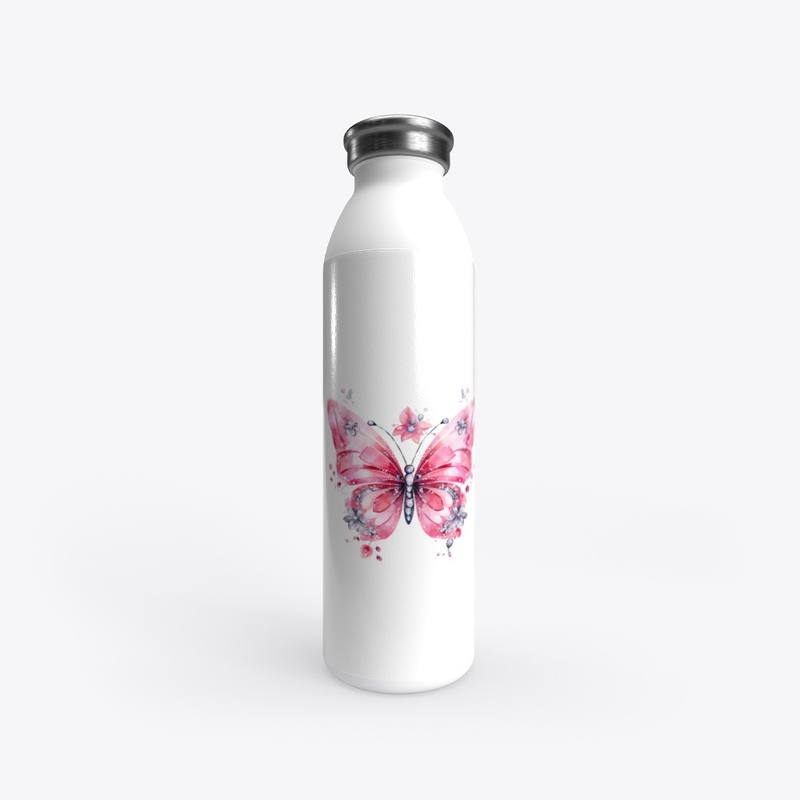 Pink Butterfly Mug