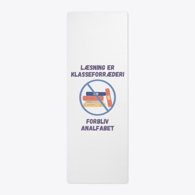 Forbliv analfabet