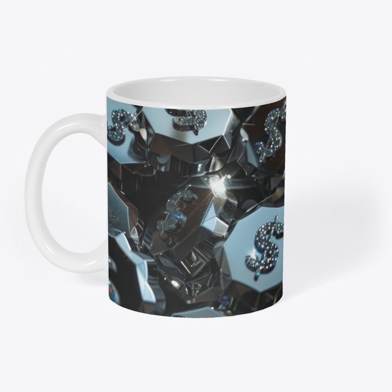 Sparkling Dollar Sign Mug