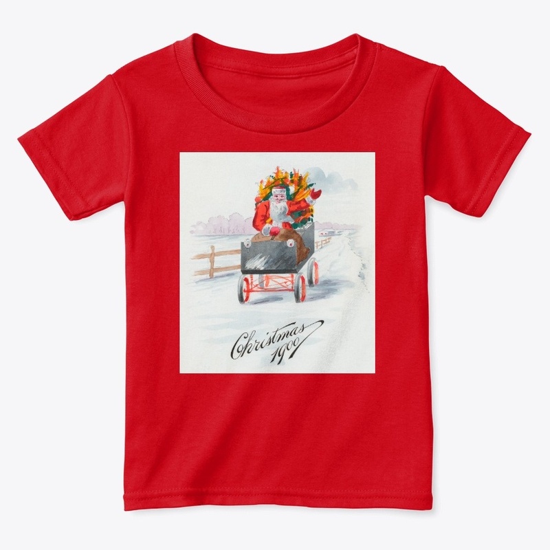 1900 vintage Santa driving