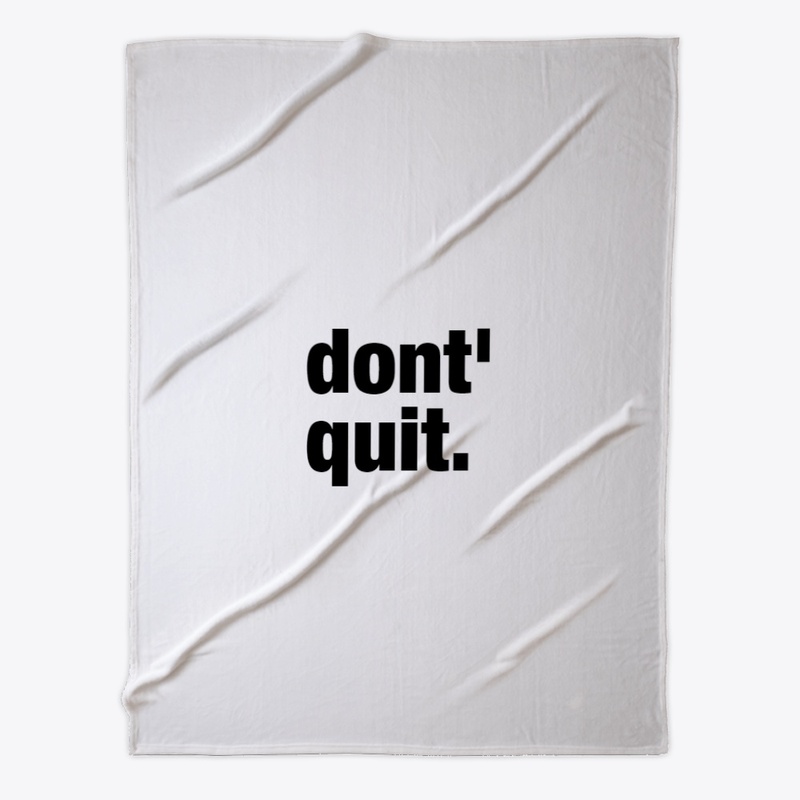 Motivation: 'Don't Quit' Graphic Tee"