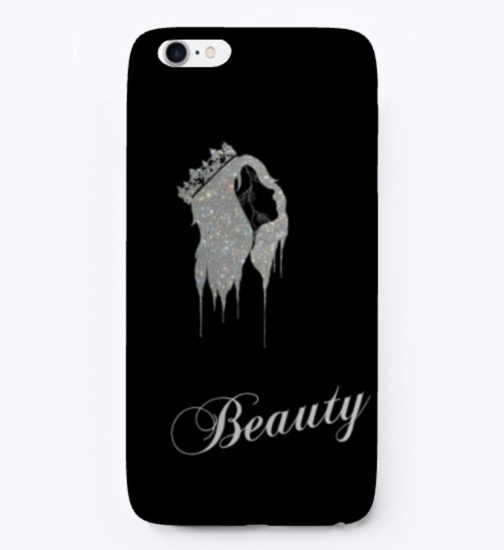Black mobile cover
