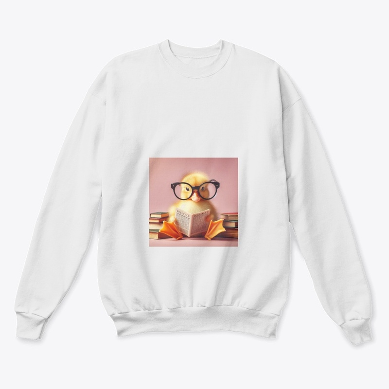 Duck wearing glasses 