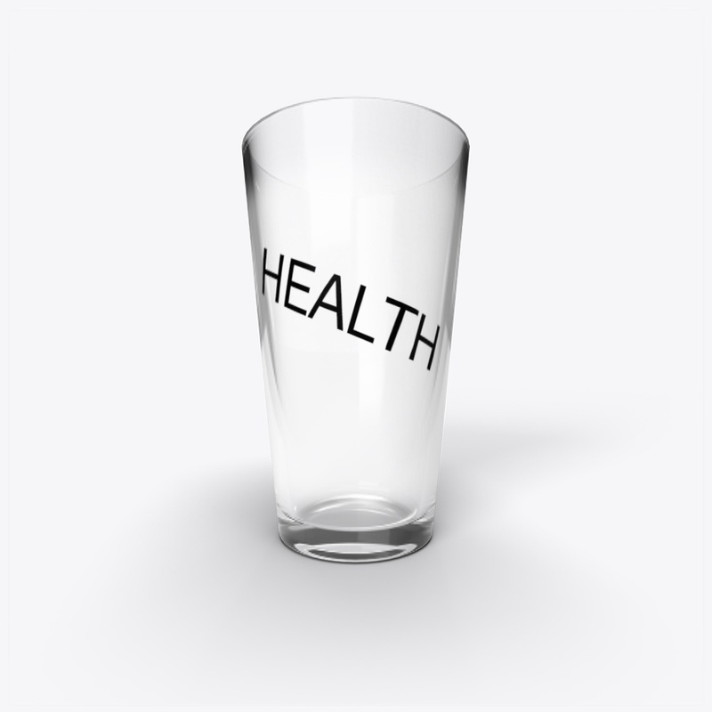 HEALTH glass cup
