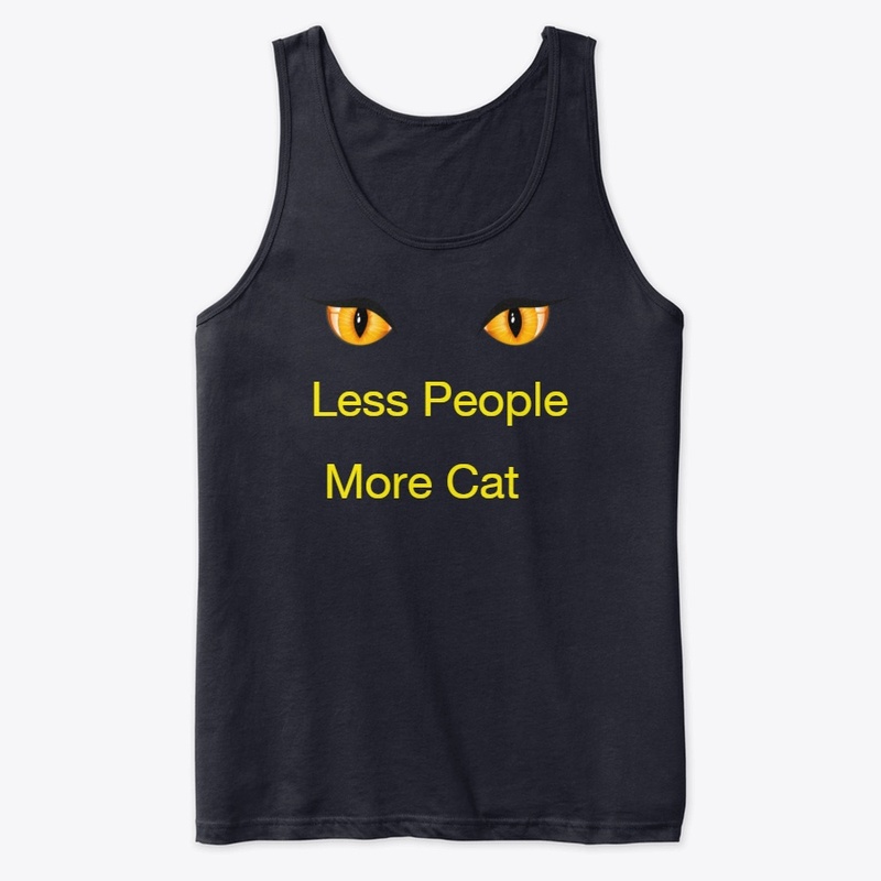 Less People More Cat, Cat eye T shirt,