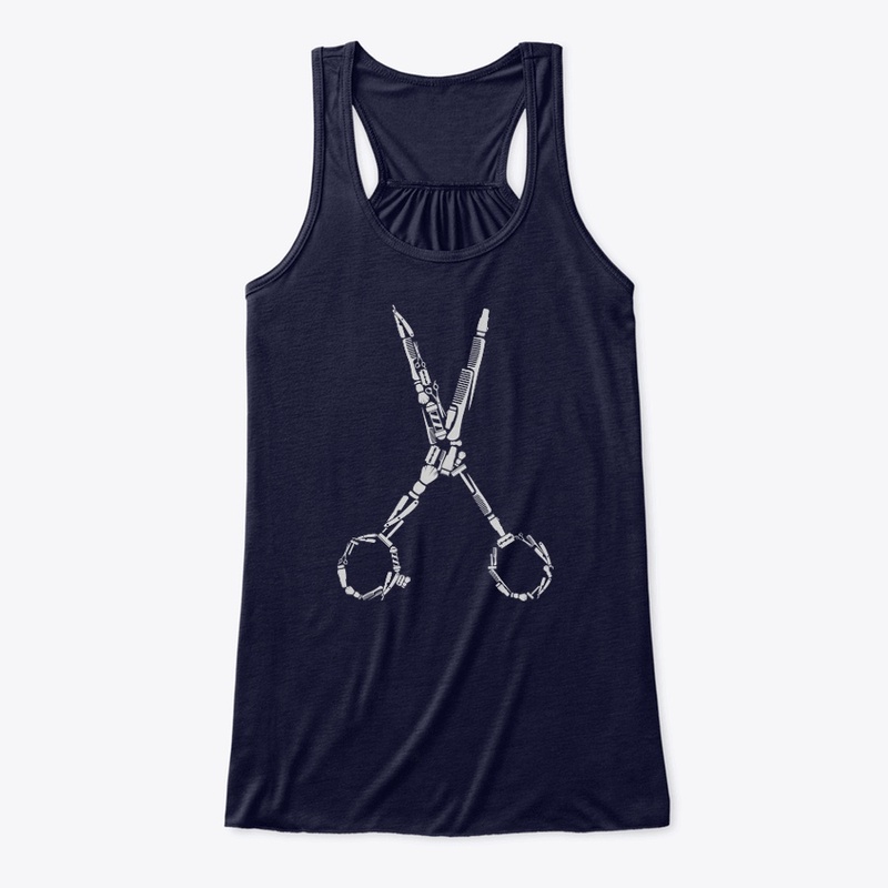 Barber Scissors Creative Art Design