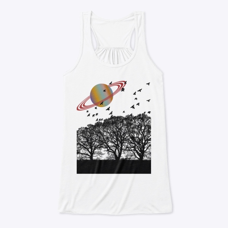 Saturn in the Night Sky