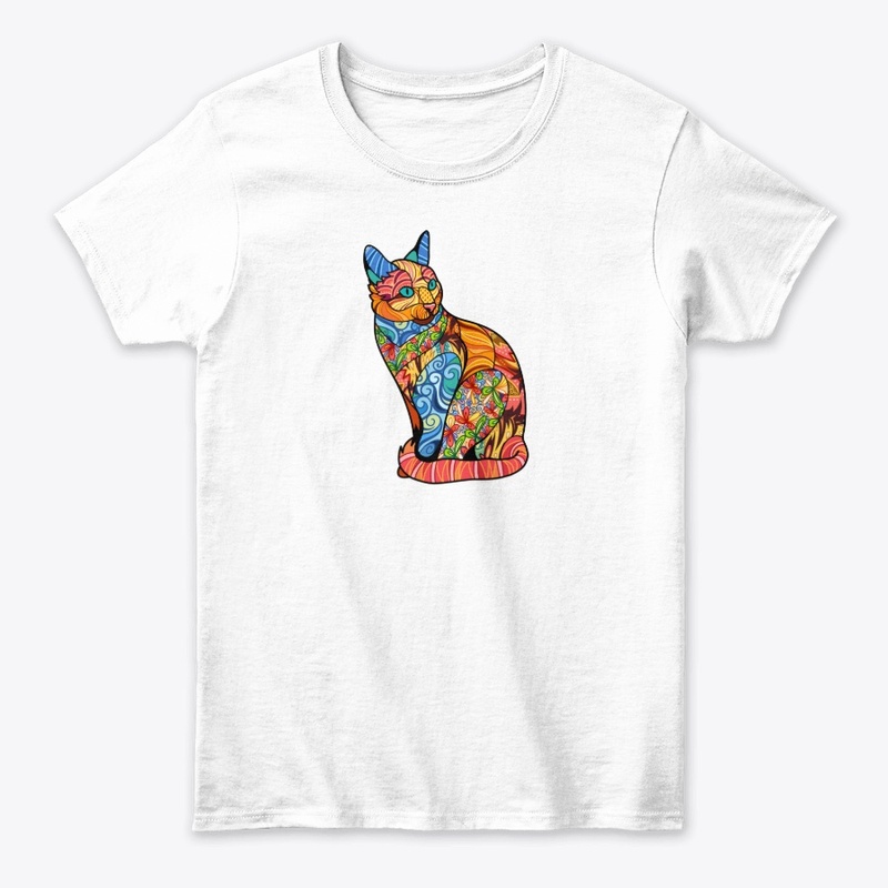 Colorful kitty