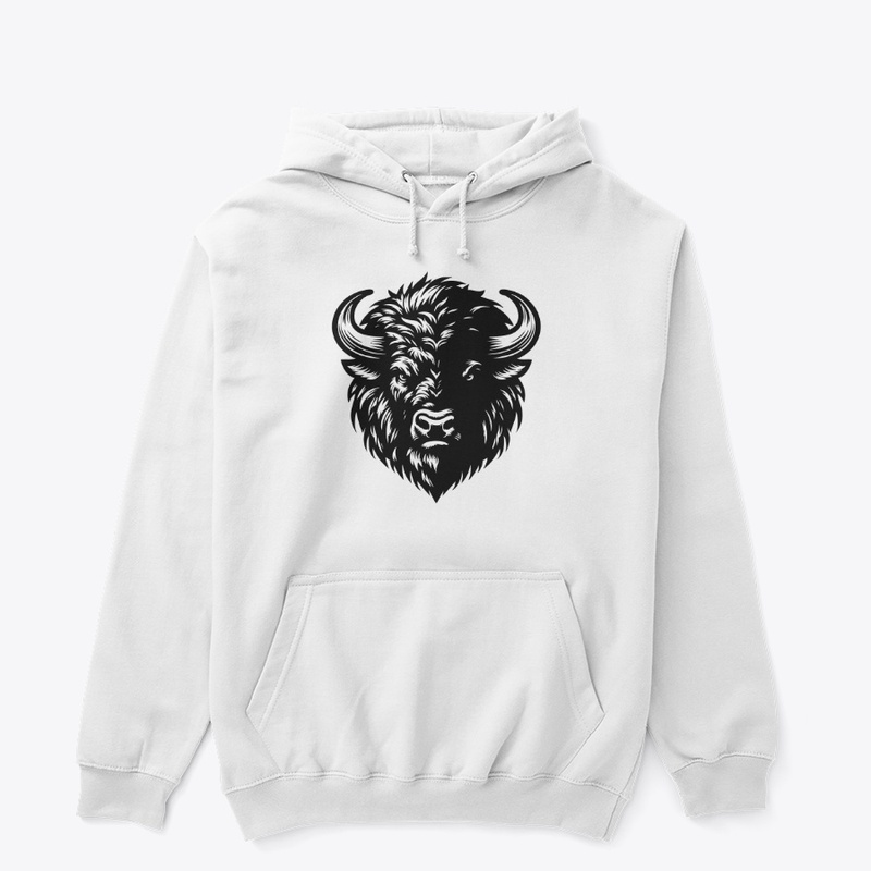 Fierce Angry Bison Graphic
