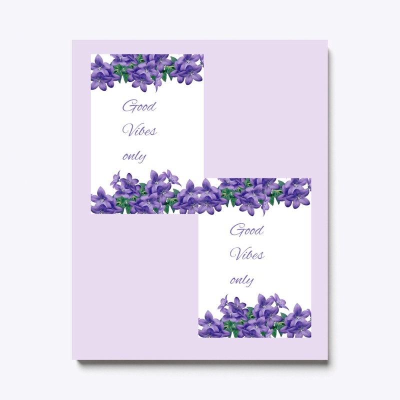 Good vibes only canvas