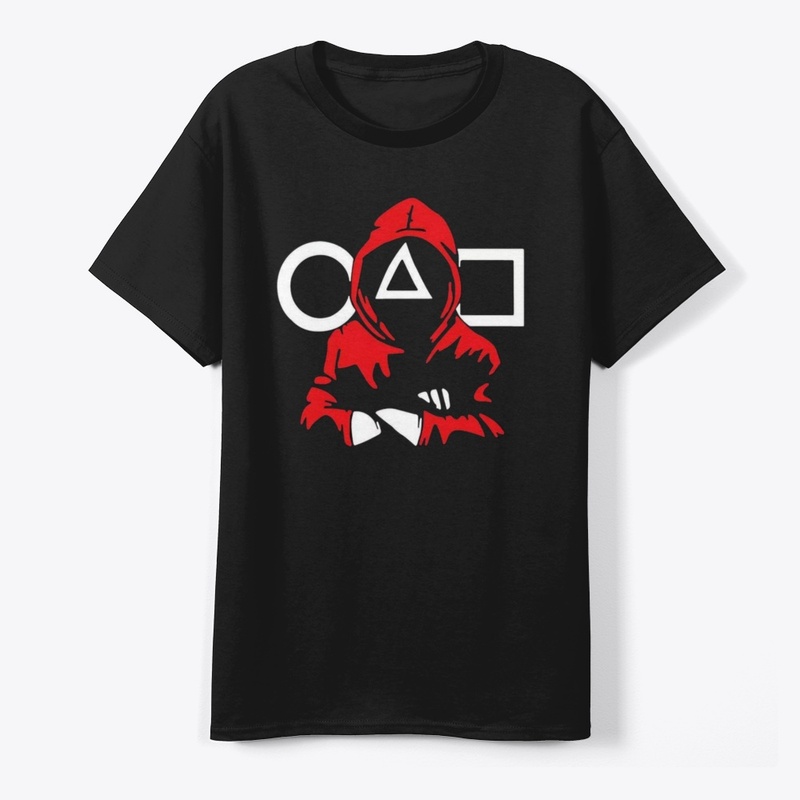 Red Guard Squid Mask T _ shirt.